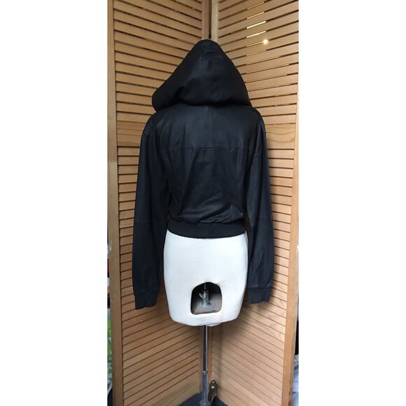 NWT ELIZABETH and JAMES Black LEATHER JACKET Sz XS - Picture 3 of 4